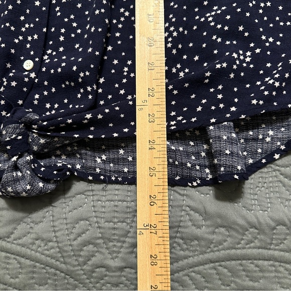 Westbound Navy Sonoma Coral Button Up Tops 3/4 Sleeves Plus Size 3X Set of 2 - Picture 13 of 16